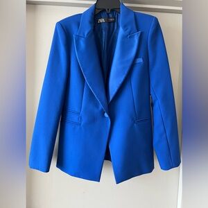 ZARA Blazer Cobalt Blue Size L